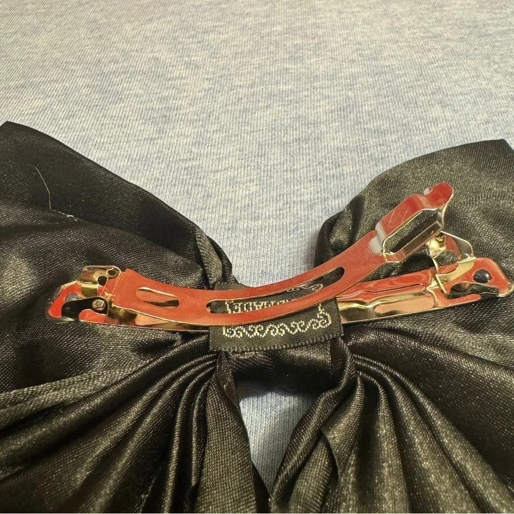 Large  Satin Bow Hairclip - Picture 12 of 12